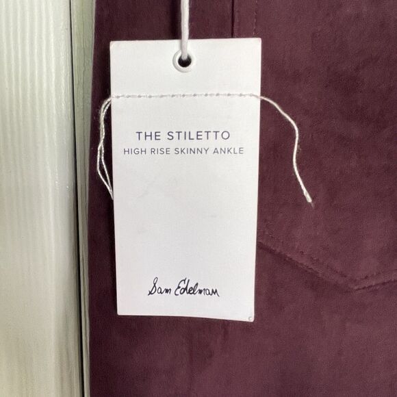 NEW SAM EDELMAN THE STILETTO HIGH RISE SKINNY ANKLE PANTS SIZE 12/31 - Picture 16 of 16